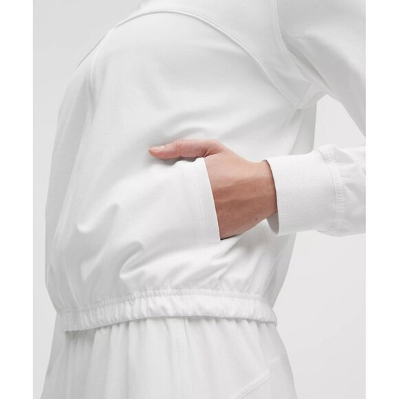 Court Rival Tennis Track Jacket - White/White - Picture 3 of 4